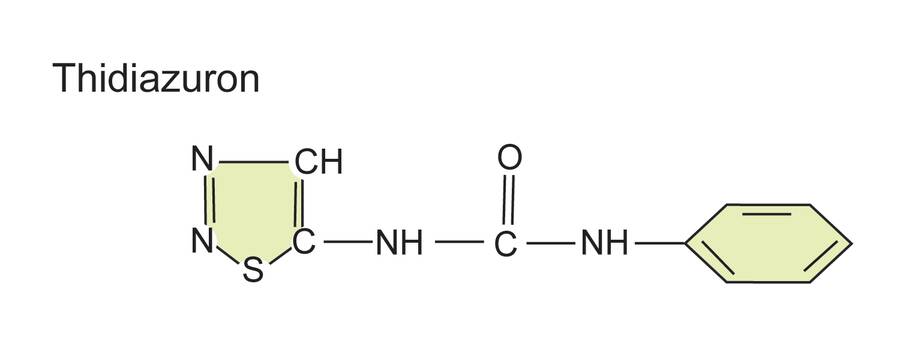 Image of the structural formula of thidiazuron.