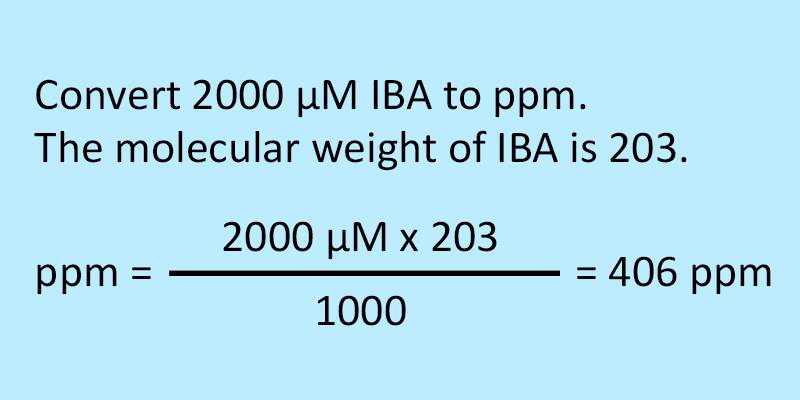 parts per million equation