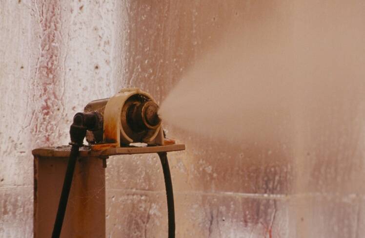 Photo of misting system.
