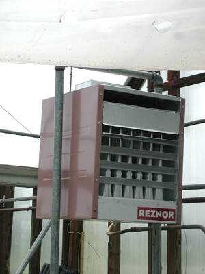 Photo of a unit heater.