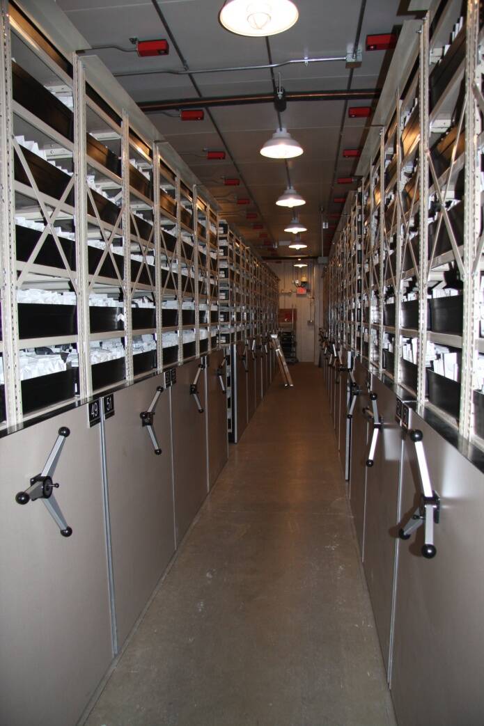 Photo of a seed storage lab.
