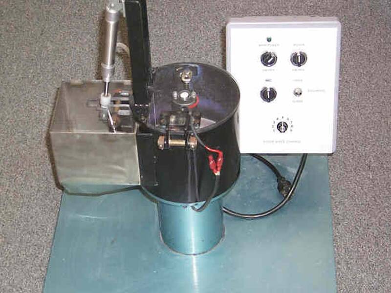 photo of a rotary film coater machine